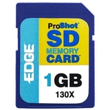 EDGE Tech 1GB ProShot Secure Digital Card - 130x - EDGDM204358PE