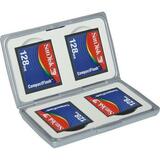 "Vanguard DI-HOLDER 6 Series Compact Flash Card Case - Clam Shell - 4.38"" x 2.62"" x 0.75"" - Plastic"