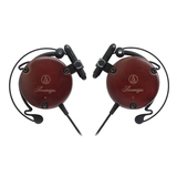 Audio-Technica Import ATH-EW9 Adjustable Wooden Clip-on Earphone