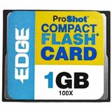 EDGE Tech 1GB ProShot CompactFlash Card - 100x