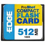EDGE Tech 512MB ProShot CompactFlash Card - 100x