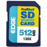 EDGE Tech 512MB ProShot Secure Digital Card - 130x