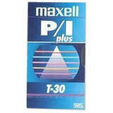 Maxell P/I PLUS VHS Videocassette