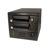 CRU DataPort 2 Bays External Enclosure with Carriers