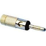 Channel Vision Black Single Banana Plug - Audio Connector - Banana plug