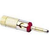 Channel Vision Red Single Banana Plug - Audio Connector - Banana plug