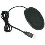 INDESTRUCTIBLE MOUSE WASHABLE OPTICAL/USB MOUSE BLACK