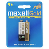 MAXELL Maxell 9V DC Gold Alkaline Battery Pack
