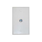 Steren 1 Socket TV/Phone Faceplate - 200267WH
