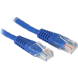 STARTECH.COM StarTech.com 10 ft Cat5e Blue Molded Crossover RJ45 UTP Cat5e Patch Cable - 10ft Patch Cord