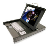 15 inch 1U Rackmount KVM Console