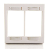 Cables To Go 2 Socket Snap-In Faceplate - 03419