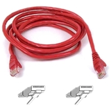 Belkin FastCat.5E UTP  Patch Cable - Snagless, Molded - Red