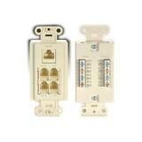WPA-DP - Linear 5 Socket Phone/Network TAP Faceplate