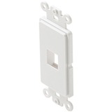 Steren 1 Socket Decorator-Style Insert - 310851WH