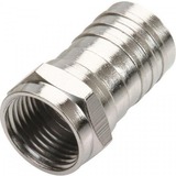 Steren RG6 1/2" Barrel F Type Crimp Connector - 200035