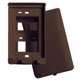 On-Q Legrand 4 Socket Hide-A-Port Faceplate