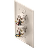 Steren 2 Socket Phone Faceplate