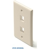 Steren 2 Socket Keystone Faceplate