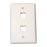 STARTECH.COM StarTech.com Dual Outlet RJ45 Universal Wall Plate - Ivory