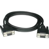 C2G C2G 10ft DB9 F/F Null Modem Cable - Black