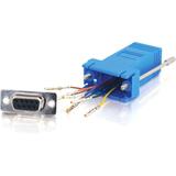 GENERIC C2G RJ45 to DB9 Female Modular Adapter - Blue