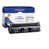 VERBATIM AMERICAS LLC Verbatim HP C9700A & Q3960A Universal Remanufactured Black Toner Cartridge for 1500, 2500, 2550, and 2800 Series