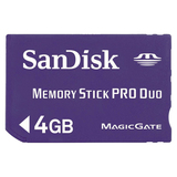 SanDisk 4GB Memory Stick PRO Duo