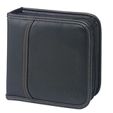 Case Logic 32 Capacity CD Wallet - Koskin - Black - 32 CD/DVD