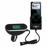 IFREQ FM TRANSMITTER/CARCHARGER IPOD WITH DOCK- MINI NANO 4G 5G