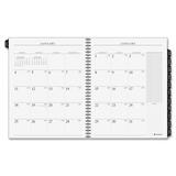 At-A-Glance Executive Desk Planner Refill - Monthly - 6.88' x 8.75' - January till December - 8:00 AM to 8:45 PM - 1 Month Per 2 Page(s) - White