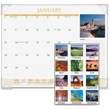 Visual Organizer Scenic Monthly Desk Pad