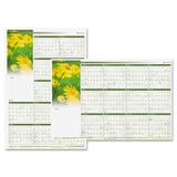 At-A-Glance Floral Erasable Wall Planner AAGPM464B28