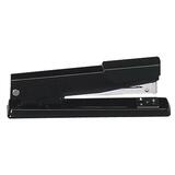 Advantus 300 Full-Strip Metal Stapler - Desktop Stapler - 210 Staple Capacity - 1/4" Staple Size - Black