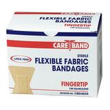 Aso Fabric Fingertip Bandages - 100 per Box - Tan