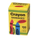 Aso Crayon Strip Bandages - 100 per Box - Assorted