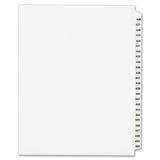 "Avery Dennison Legal Exhibit Reference Dividers - White Dividers - 25 Tabs Printed 426 - 450 - 25 Tab(s)/Set - 8.5"" x 11"" - 25 per Set - White"