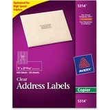 Avery Clear Mailing Labels