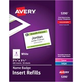 Avery Plain Insert Badge Refill