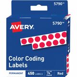 Avery Round Color Coded Label