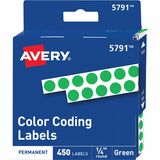 Avery Round Color Coded Label