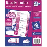 Avery Multicolor Uncollated Ready Index Dividers
