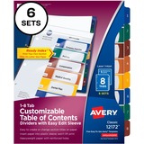 Avery Ready Index Edit Table of Contents Dividers