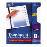 Avery Unpunched Translucent Index Dividers