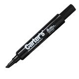 Avery Carter's Chisel Tip Permanent Marker - Chisel Marker Point Style - Black Ink - 12 / Dozen
