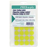 Avery Dennison Pres-A-Ply Round Color Coding Labels