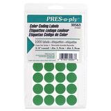 Avery Dennison Pres-A-Ply Round Color Coding Labels