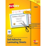Avery Self-Adhesive Laminating Sheets