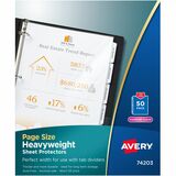 Avery 3 Hole Punched Heavyweight Sheet Protector