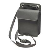 Baumgartens Deluxe Vertical ID Neck Pouch - Top Loading - Nylon - Black
